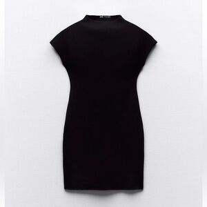 ZARA SHORT STRETCH KNIT DRESS